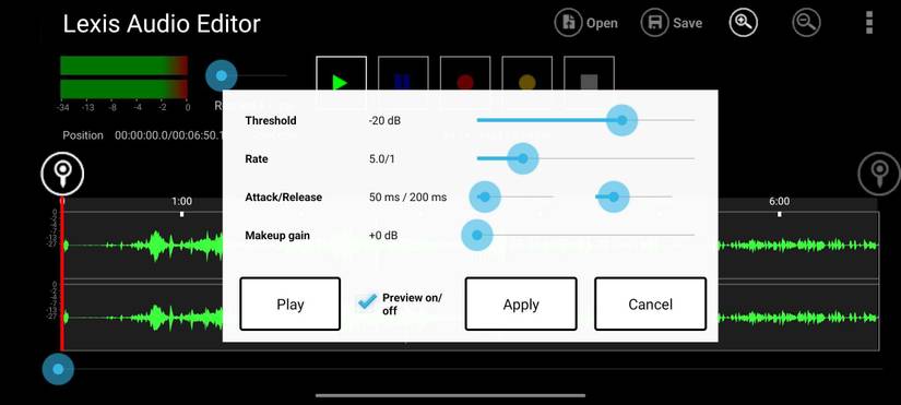 Compressing options in Lexis