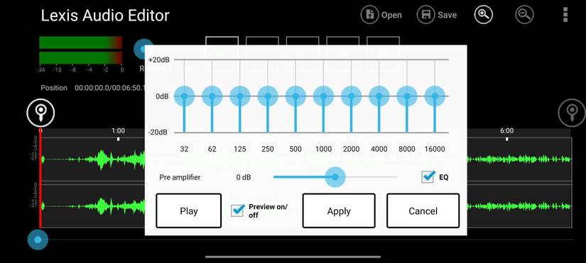 Equalizer/Amplifier in Lexis