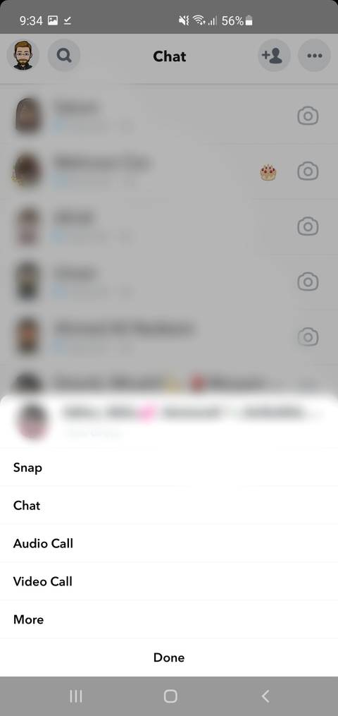 Select More from the options