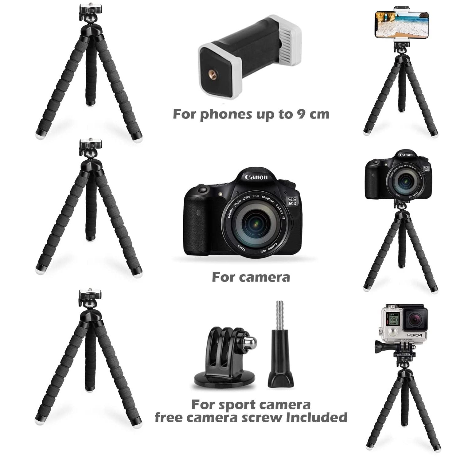 UBeesize Tripod S compatible devices