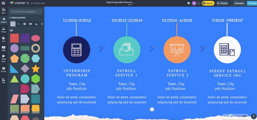 How to Create a Resume Using Visme: 8 Simple Steps