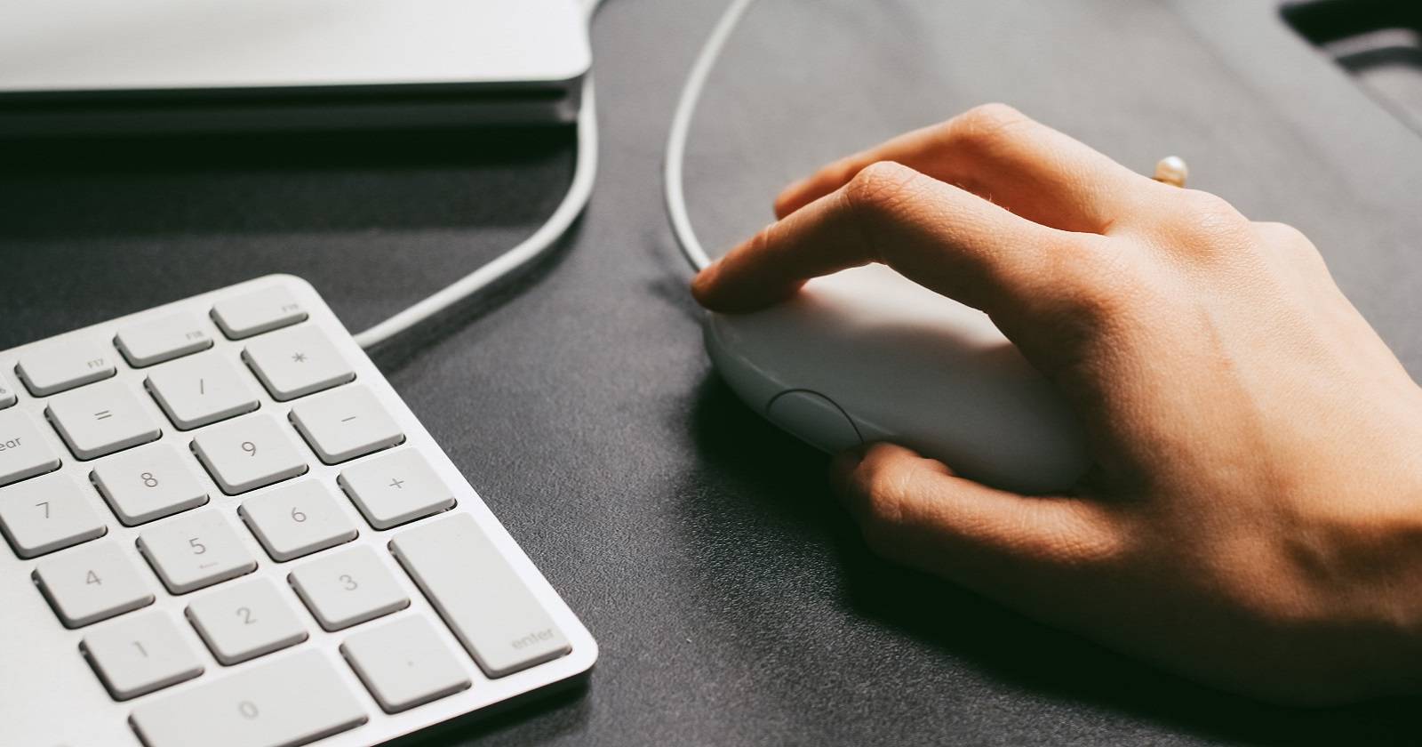 Using a computer mouse