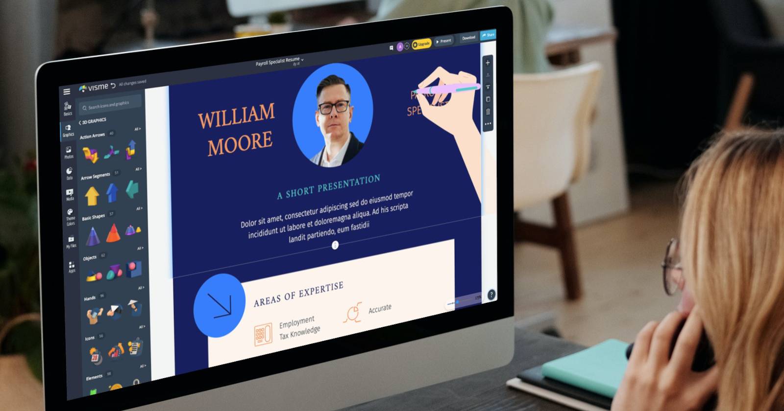 How to Create a Resume Using Visme: 8 Simple Steps