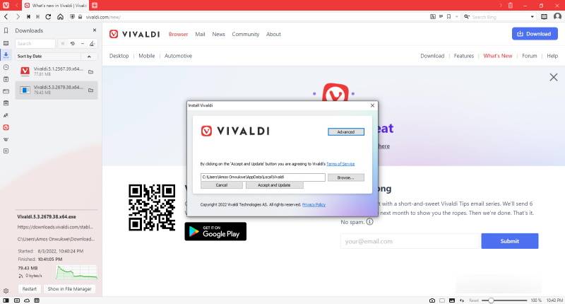 What's New in Vivaldi 5.3? Editable Toolbars and More