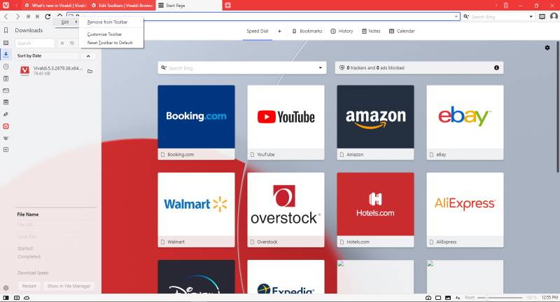 What's New in Vivaldi 5.3? Editable Toolbars and More