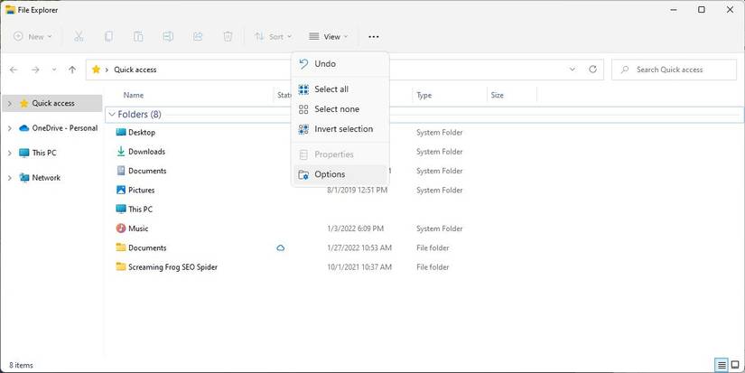 Windows 11 File Explorer See More Options