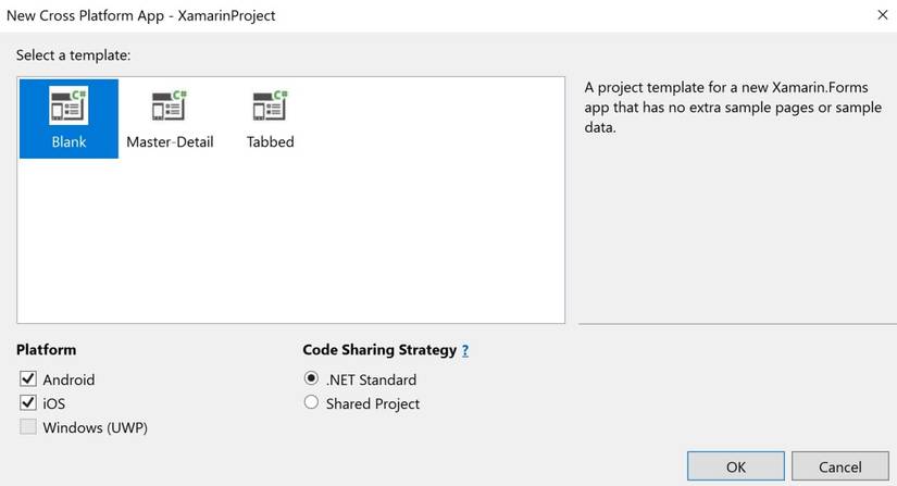 How to Create a Xamarin Project and Run It in an Emulator