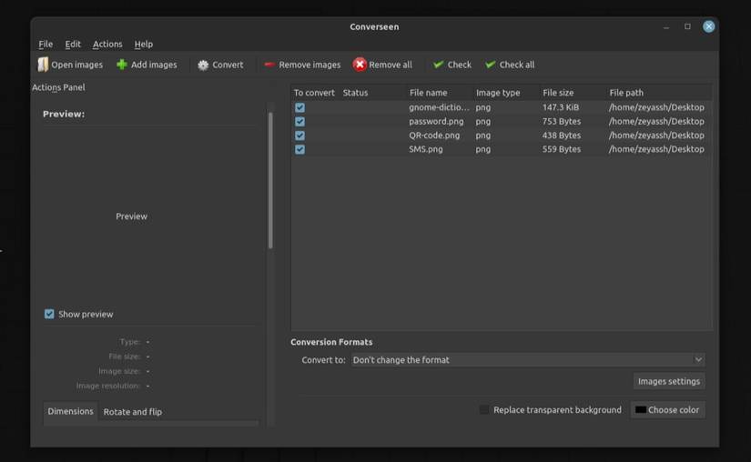 How to Batch Convert and Resize Images on Linux Using Converseen