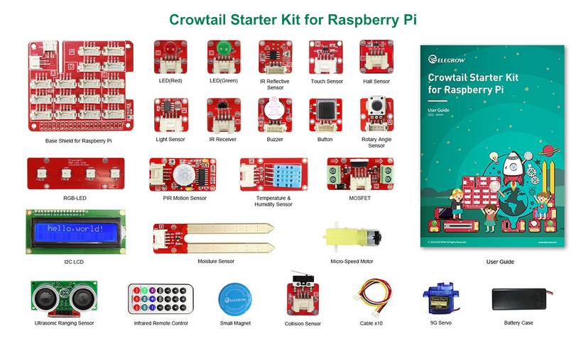 The CrowPi L Kit Transforms Your Spare Raspberry Pi Into a Laptop