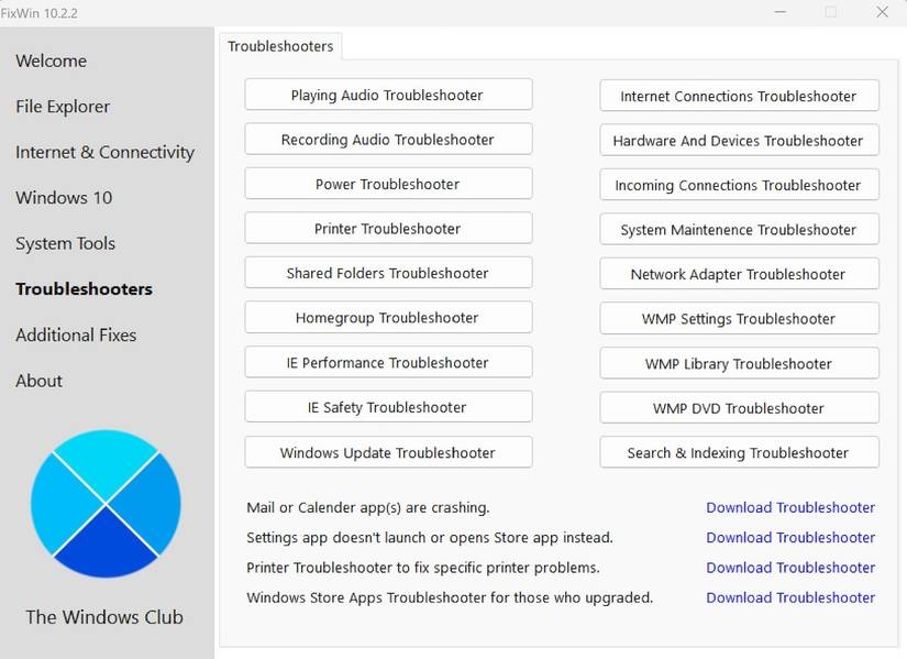 fixWin software