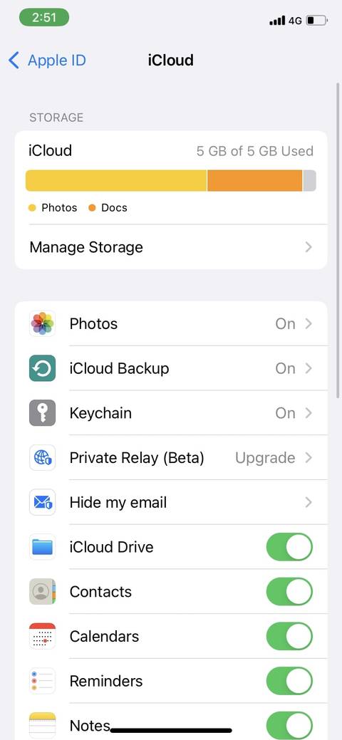 manage storage