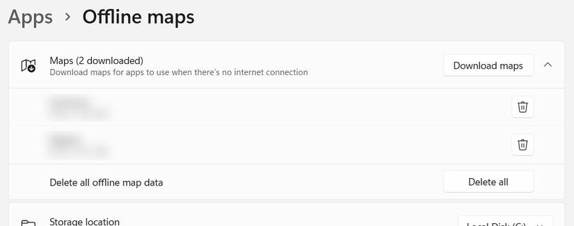 How to Download Offline Maps in Windows 11