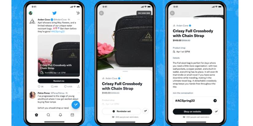 How Twitter's Product Drops Feature Makes Shopping Easier