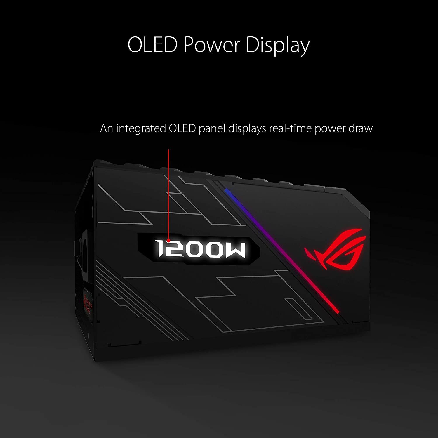 صفحه نمایش ASUS Rog Thor 1200