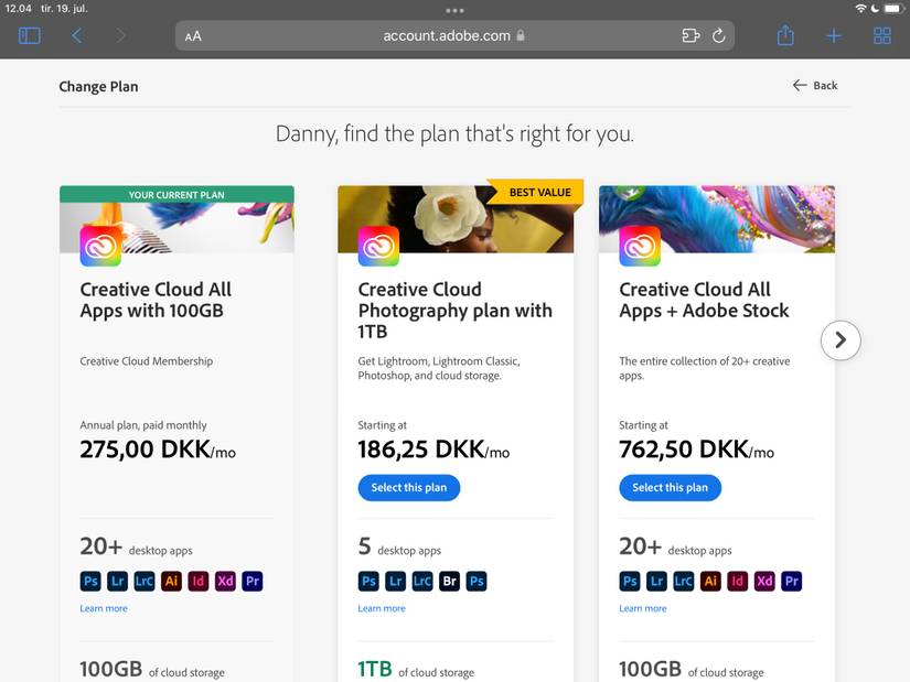 How to Change Your Adobe Creative Cloud Subscription Plan