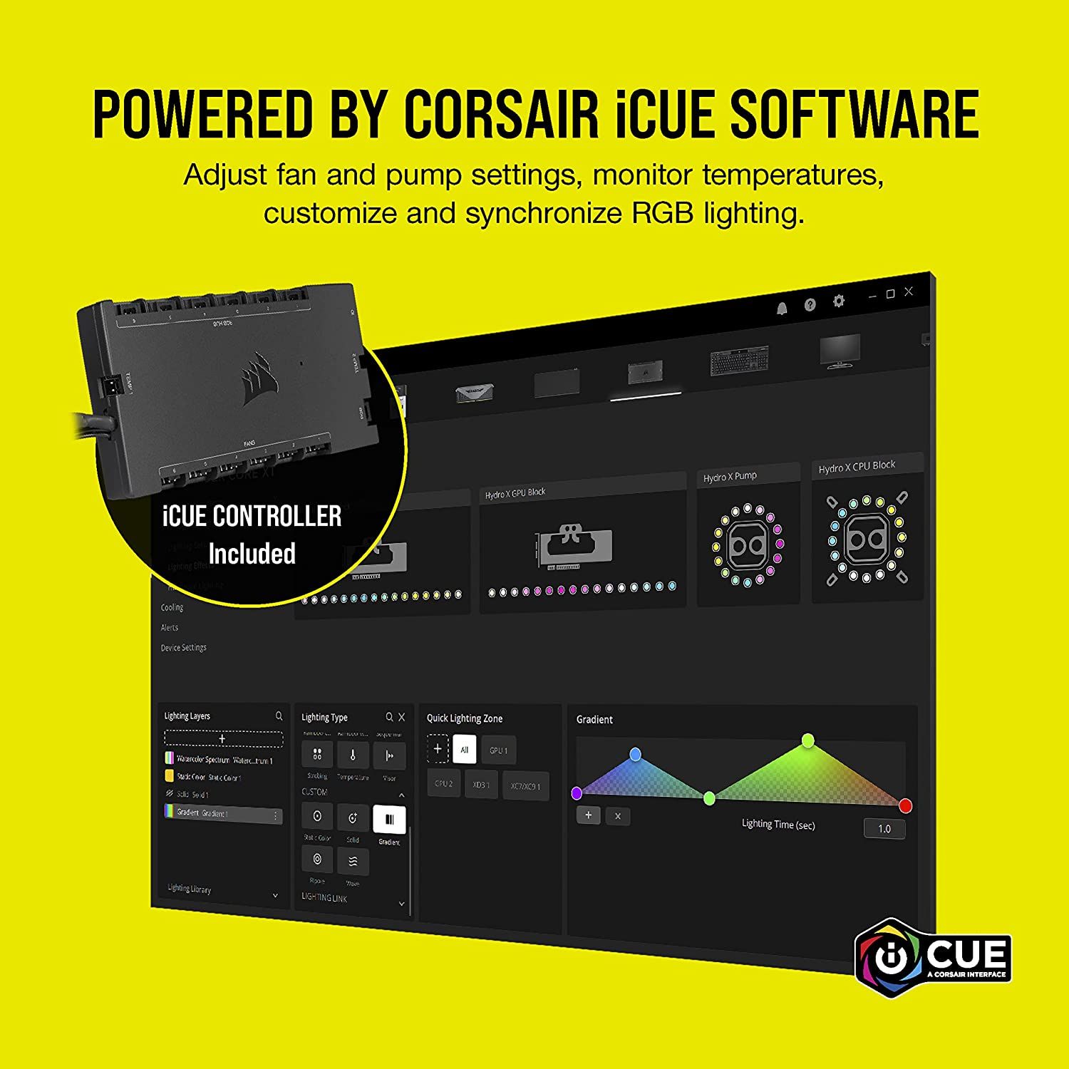 Corsair Hydro X Series iCUE XH305i RGB PRO iCue