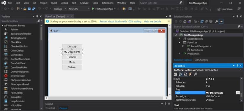 How to Build a Simple File Manager App in Windows Forms