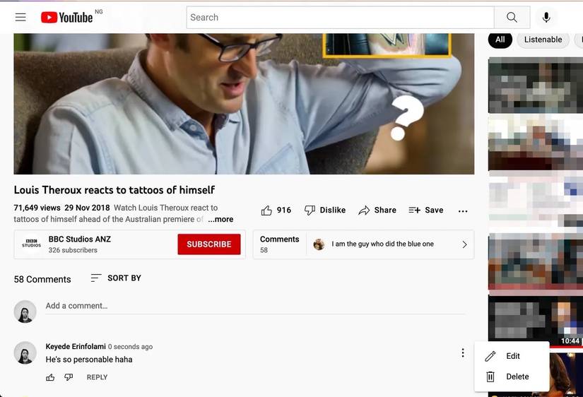 How to Delete Your YouTube Comments