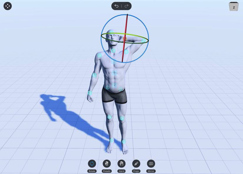 How to Pose a Model in Magic Poser: 3 Different Ways
