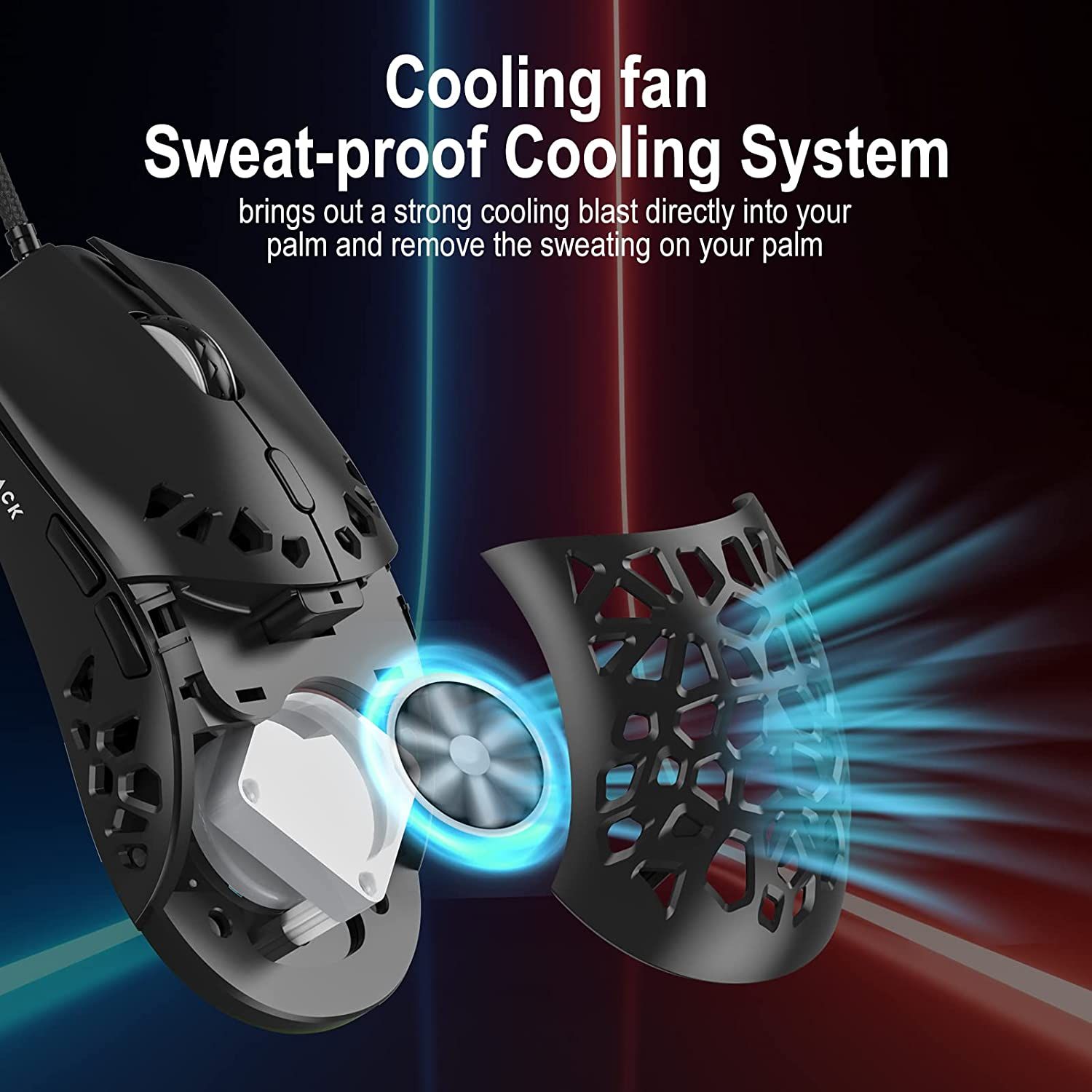 Marsback Honeycomb Gaming Mouse Fan
