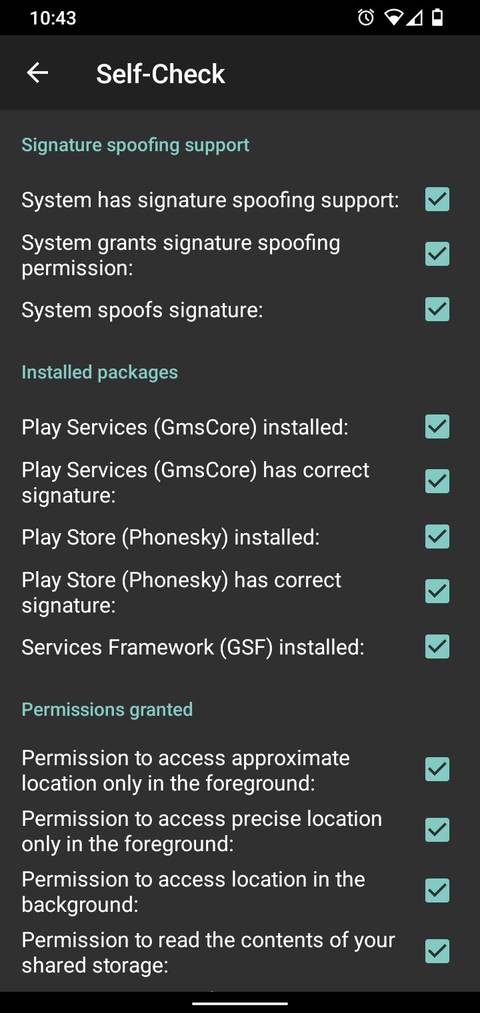 MicroG-Self-Check-Android