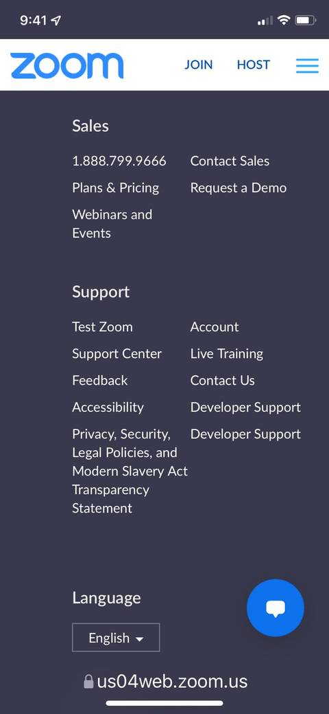 Opening the Account Settings by Clicking on Account Option on Zoom Website