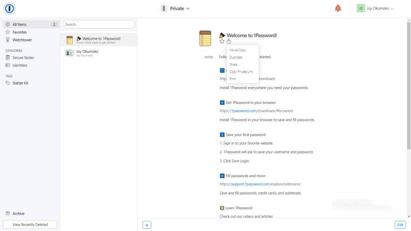 How to Store Your Crypto Credentials in 1Password