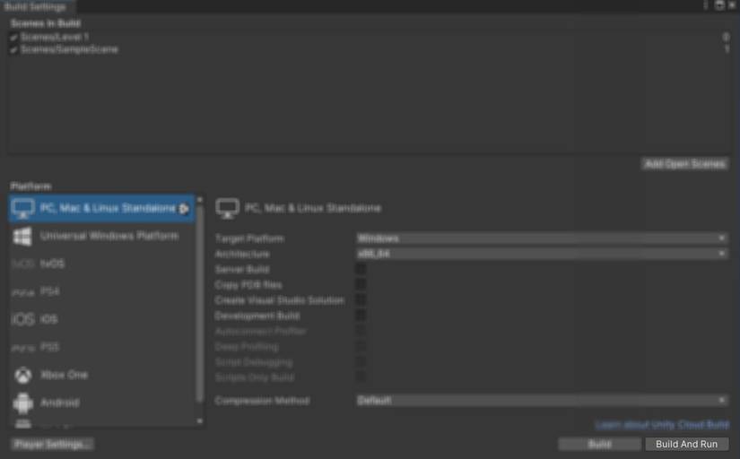 How to Build and Run a Unity Game Project