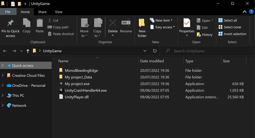 How to Build and Run a Unity Game Project