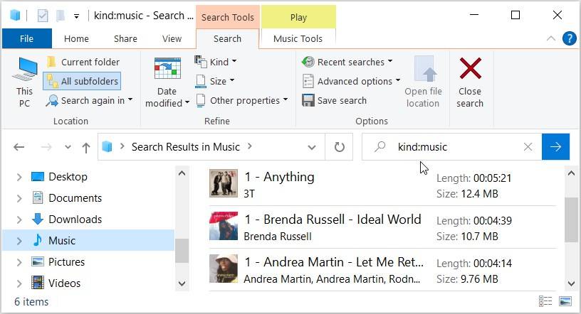 Search Using Audio 6 Ways to Search for Music and Other Audio Files on Windows