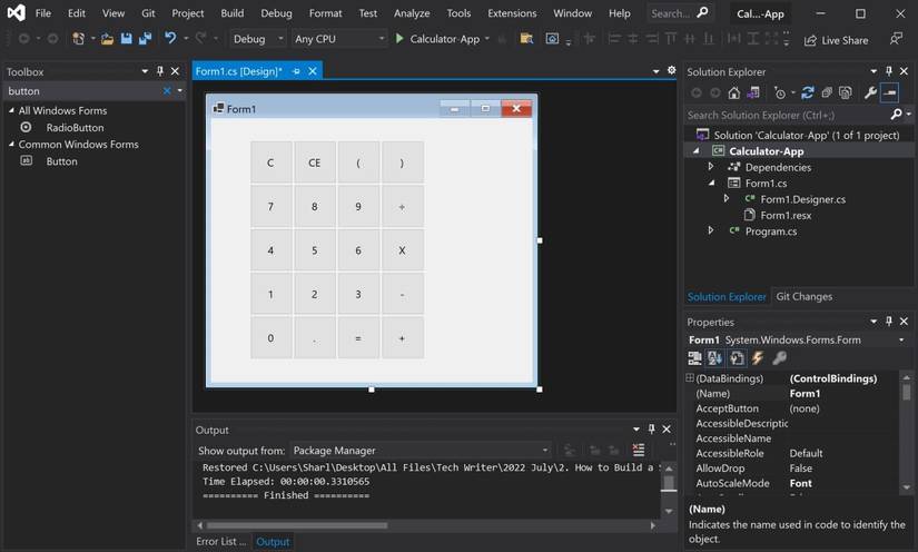 How to Build a Simple Calculator App in Windows Forms