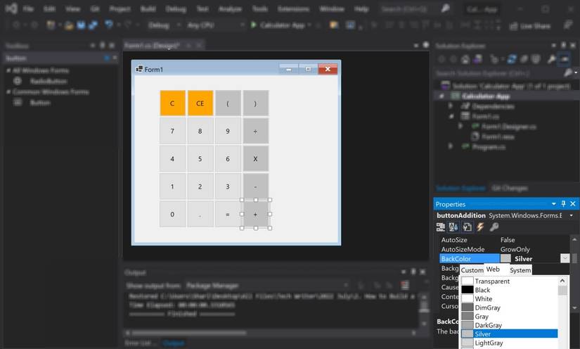Windows App Example Buttons How to Build a Simple Calculator App in Windows Forms