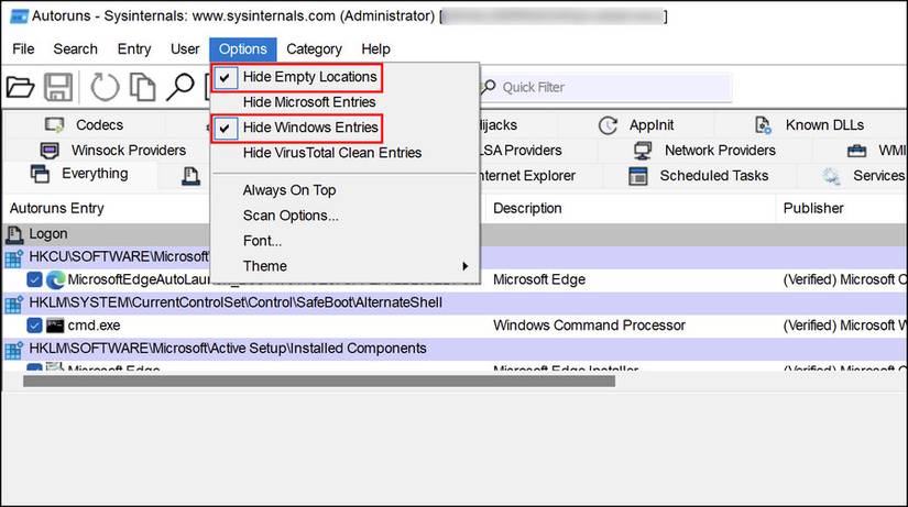 How to Manage Windows Startup Programs With Autoruns