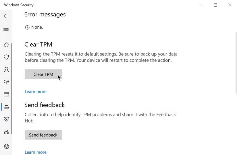 Trusted Platform Module Disable How to Fix the Trusted Module Platform (TPM) Error in Windows 10