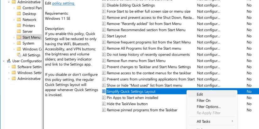Quick Updates Layout How to Enable Simplified Quick Settings in Windows 11