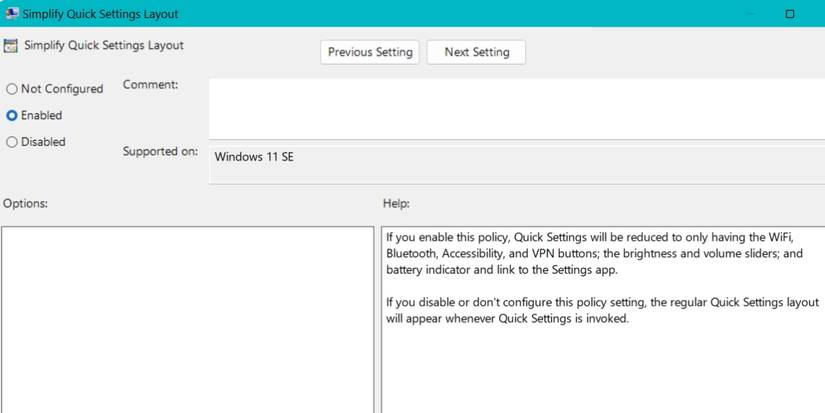How to Enable Simplified Quick Settings in Windows 11