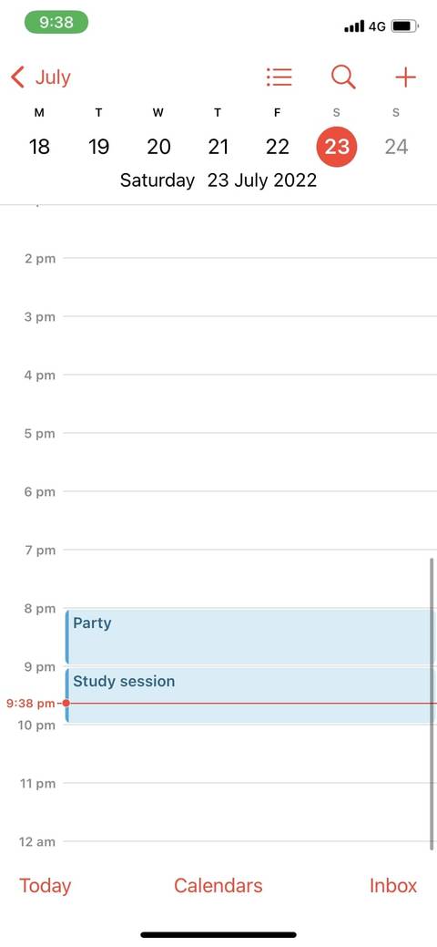 events added and search button