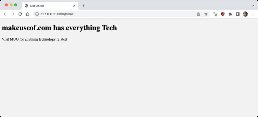 HTML Templating With Go