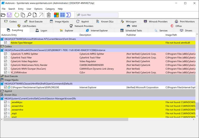 How to Manage Windows Startup Programs With Autoruns