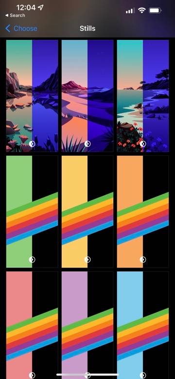 types of iphone wallpaper