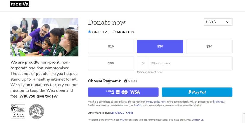 Donating Web Project 11 Projects You Can Donate to for a Better Internet