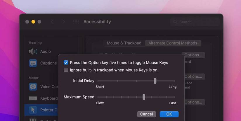 How to Control Your Mouse With the Keyboard in macOS
