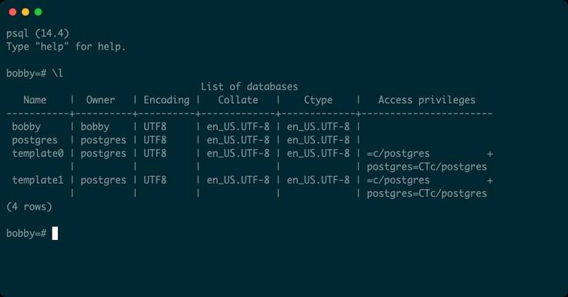 basic sql command || psql || create database in... How to Work With a PostgreSQL Database Using psql Commands