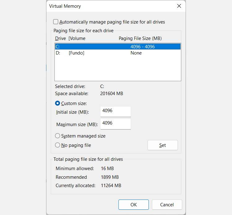 Paging Size What Is Pagefile.sys in Windows? Should You Delete It?