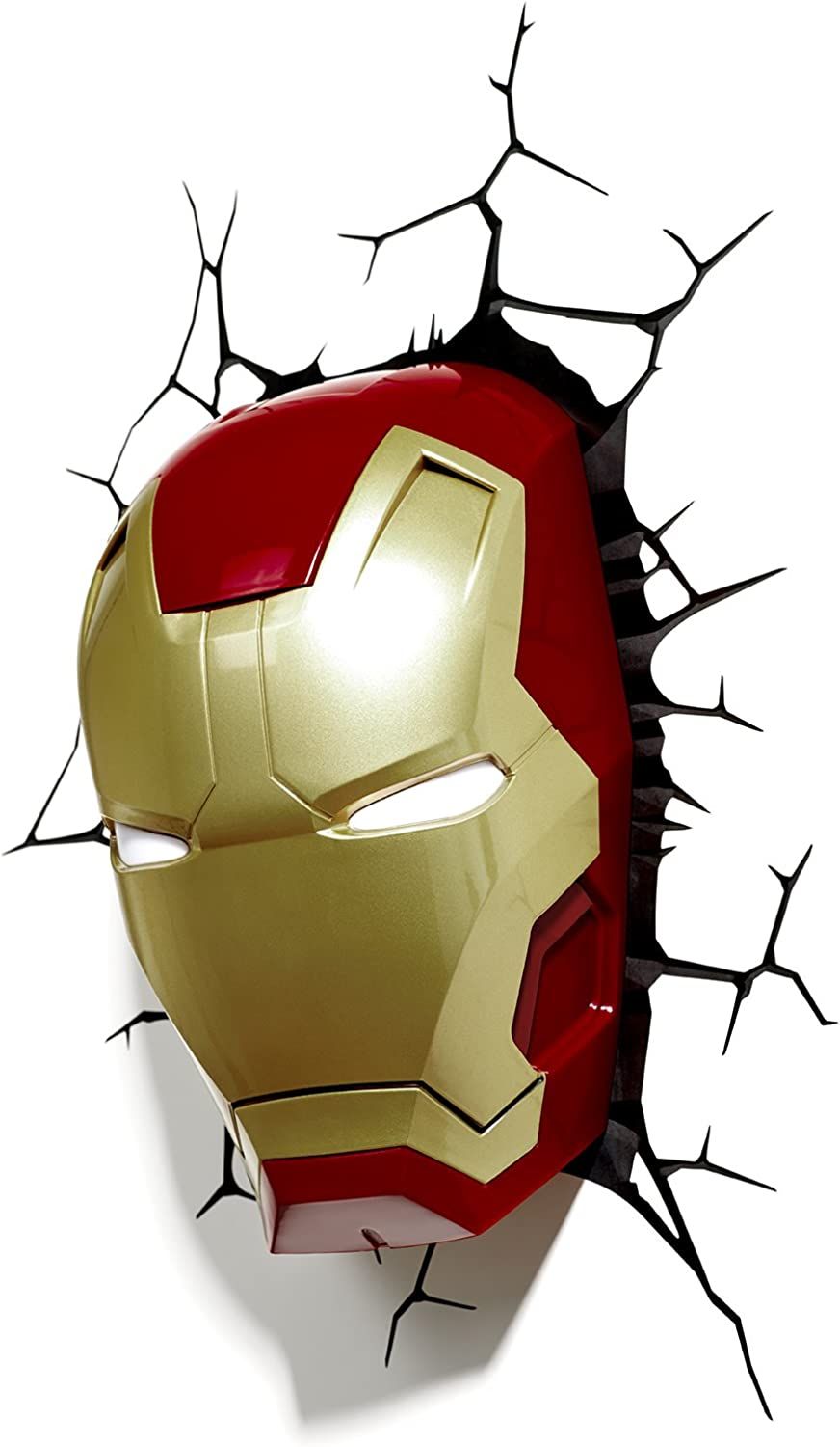 3D Light FX Marvel Avengers Iron Man Mask 3D Deco Light side