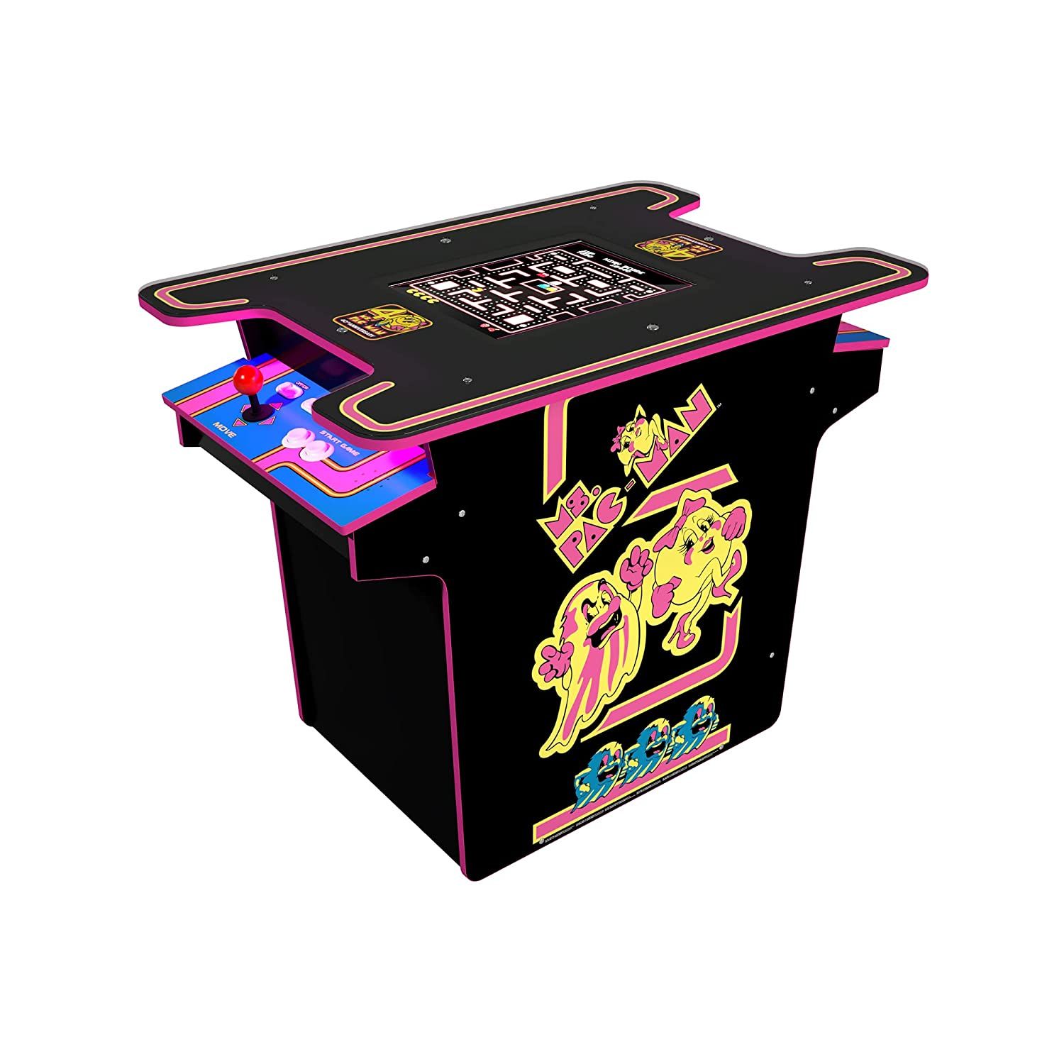Arcade1Up Ms. Pac-Man Head-to-Head Arcade Table