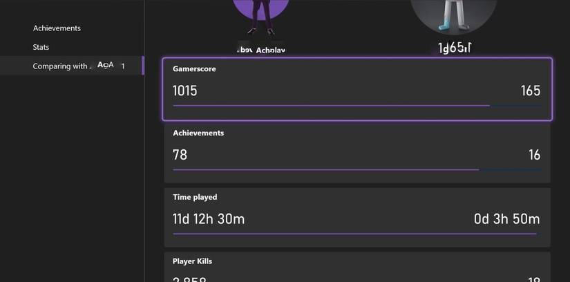 How to Compare Xbox Gaming Stats With Friends