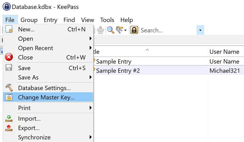 Keypass Password Pattern How to Create a New Password Database Using KeePass