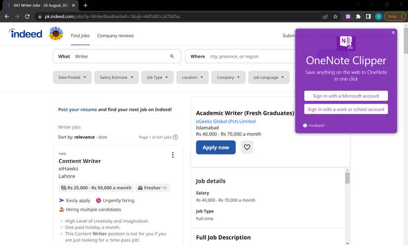 How to Set Up Chrome for a Job Search