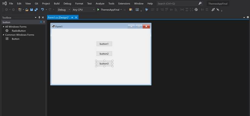 WinForms: How to Add Multiple Themes to Your Application